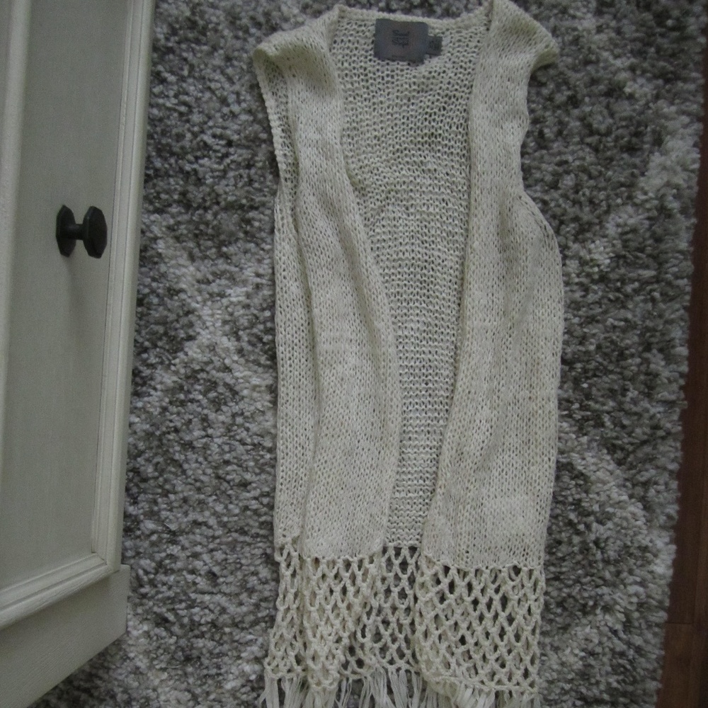 Thick strapped cardigan